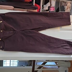 St.John Sport Brown 5-pocket Jeans Sz 14